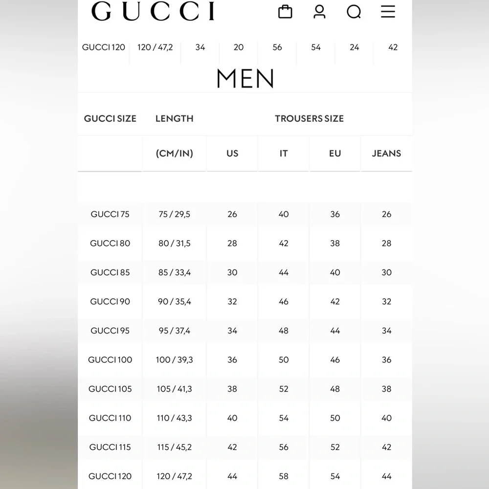 Gucci GG logo belt unisex 110cm